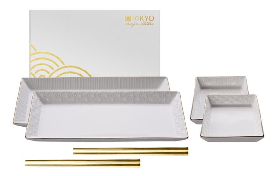 Tokyo Design Studio Sushi Set Nippon White - Gift Box