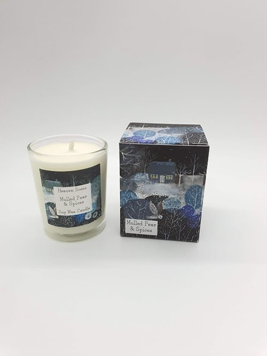 Heaven Scent Mulled Pear & Spices 20cl Soy Wax Candle