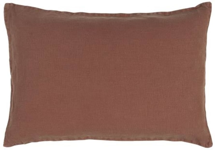 Ib Laursen Rust Linen Pillowcase