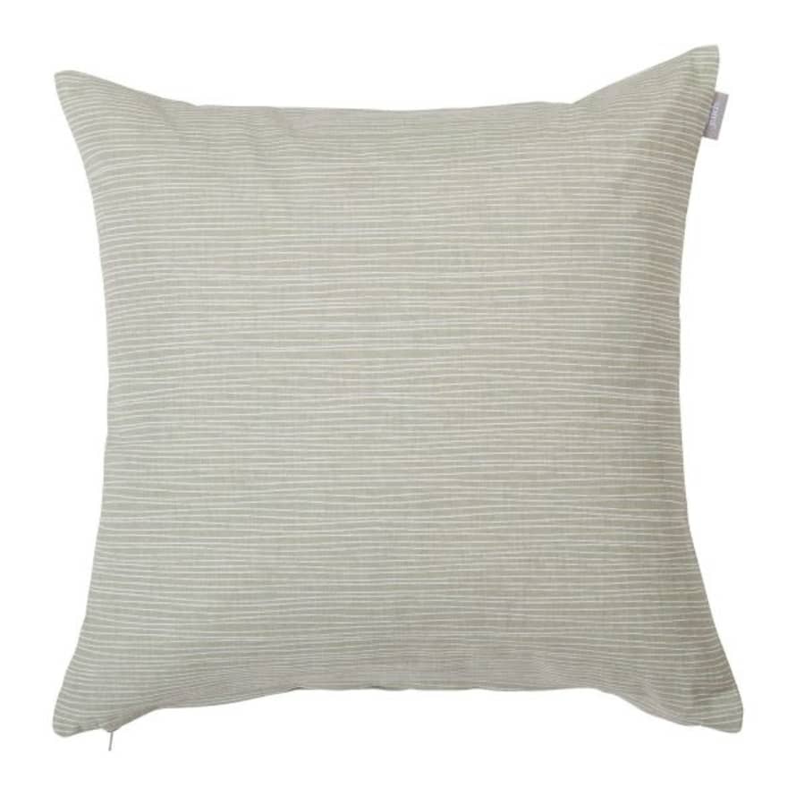 Spira of Sweden Nature Striped Linen Cushion Cover