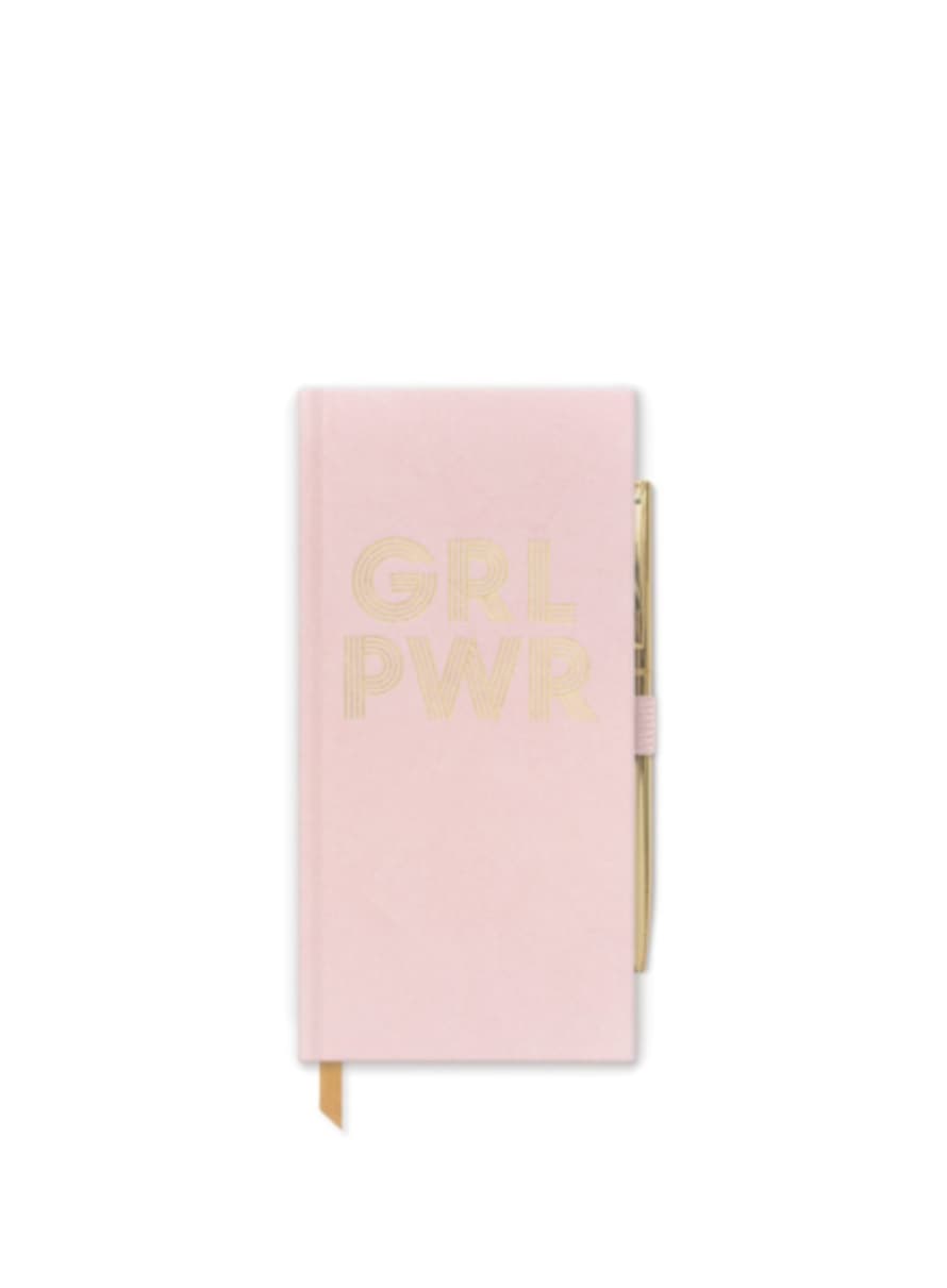 Designworks Ink Slim Bound Notepad Girl Power Dusty Pink