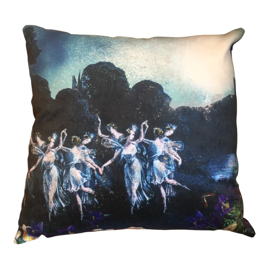 Diana Wilson Arcana Midnight Fairies Velvet Cushion