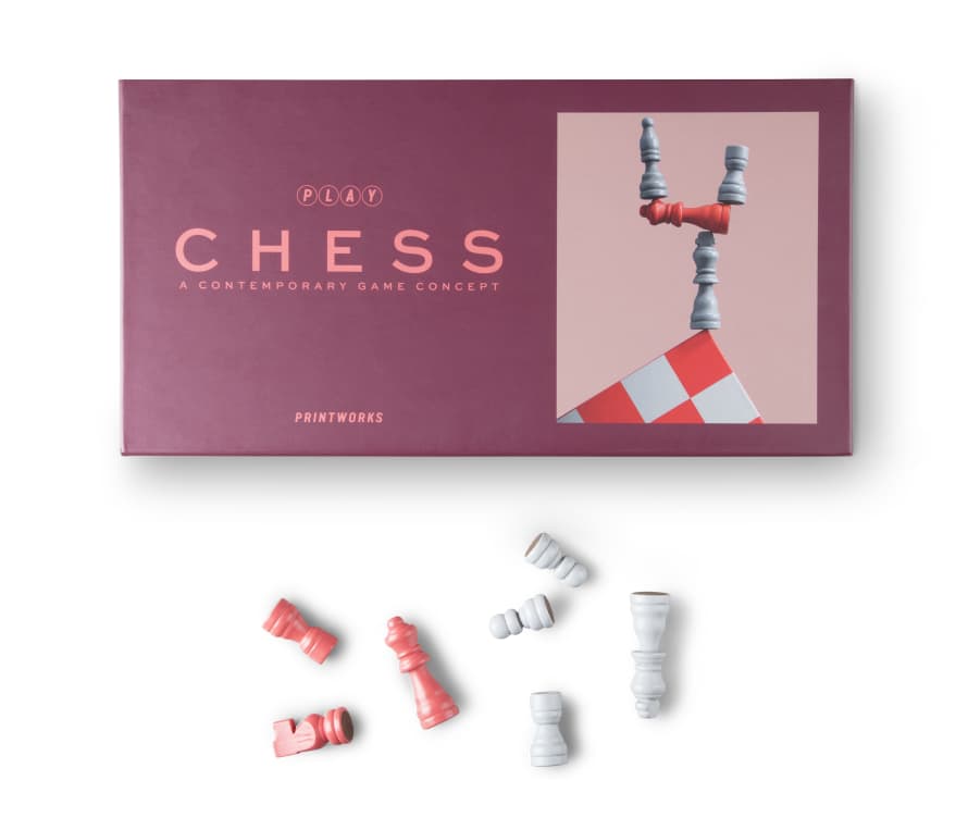 PrintWorks Play Chess Game Set