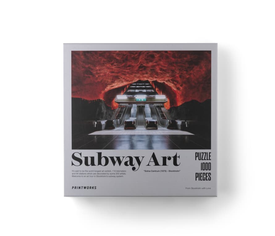 PrintWorks 1000 Pieces Puzzle Subway Art Fire
