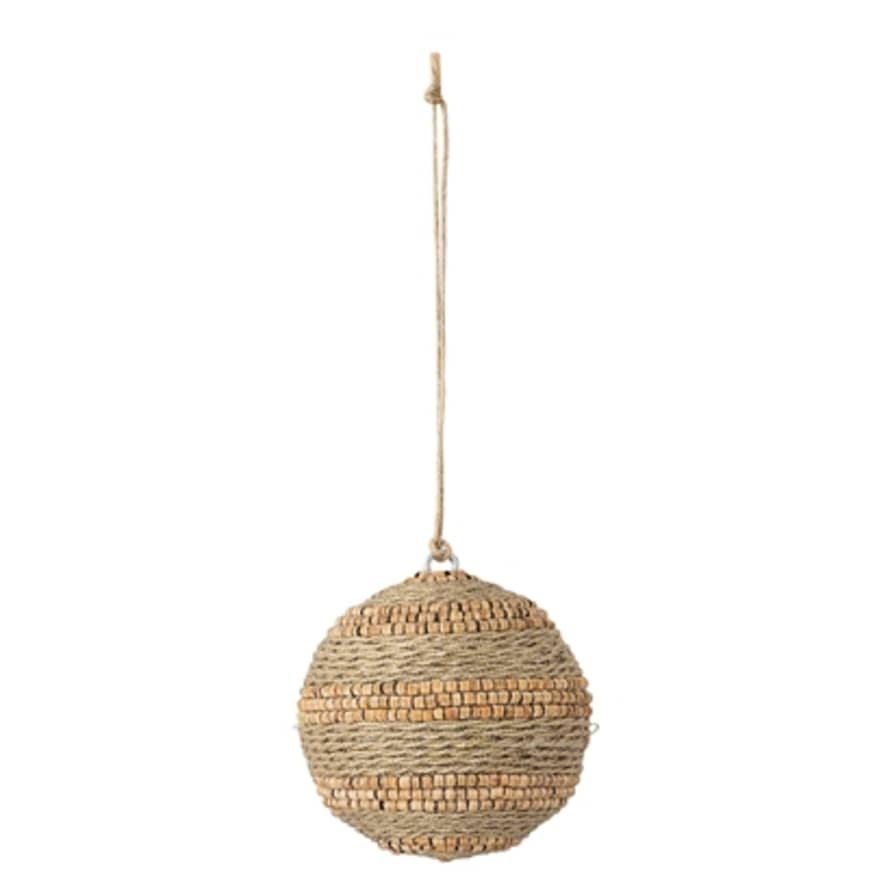 Bloomingville Christmas Bauble Jute with glitters - sustainable