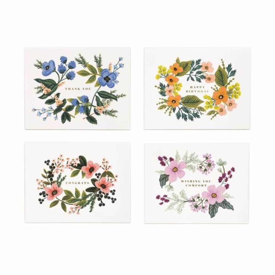 Rifle Paper Co. Mixed Greeting Cards Pack Of 8