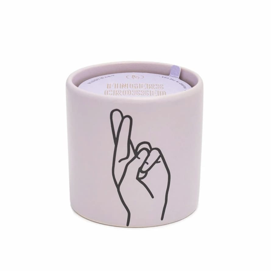 Paddywax Fingers Crossed Impressions Candle