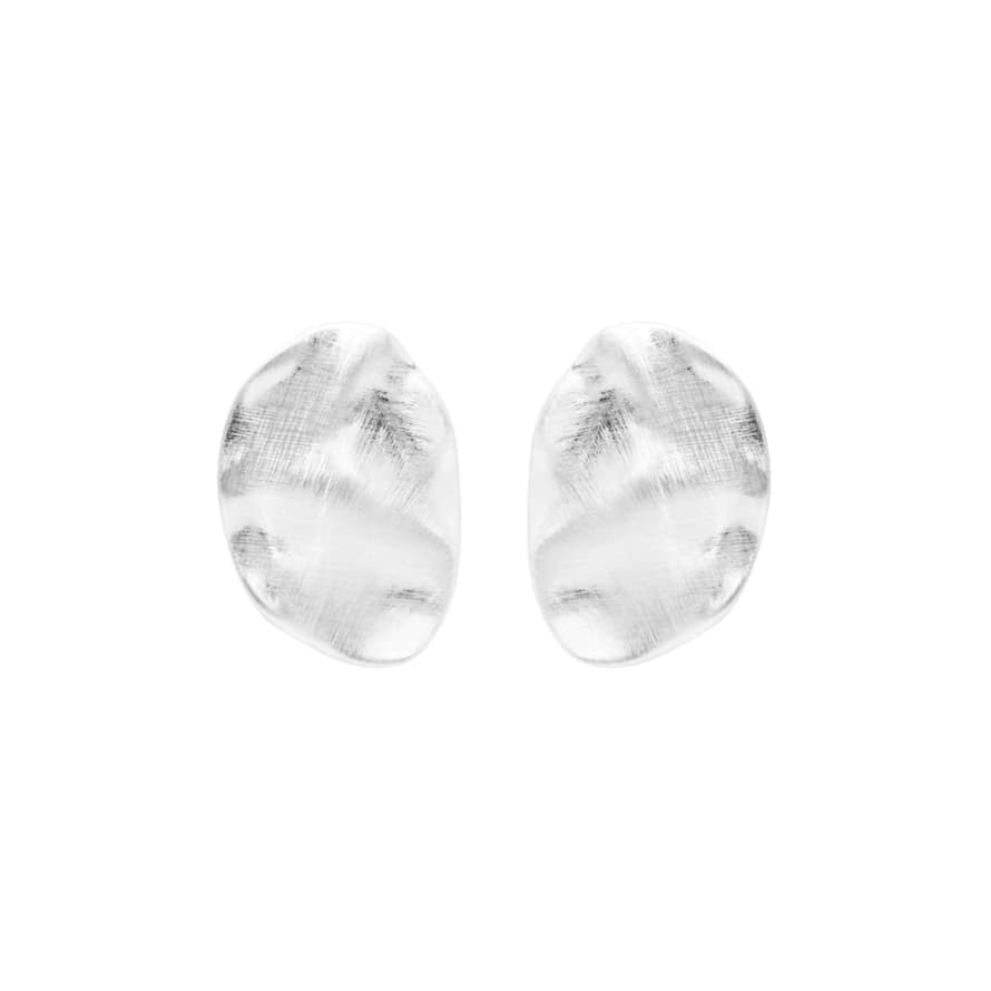 Dansk Smykkekunst Alaya Rock Earrings - Silver Plating 