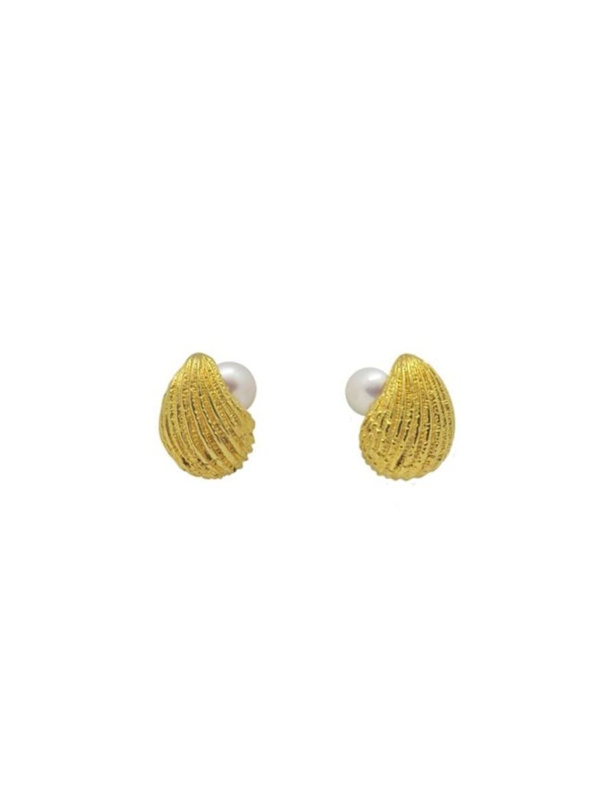 Chic Sick Chic Golden Shell Earrings