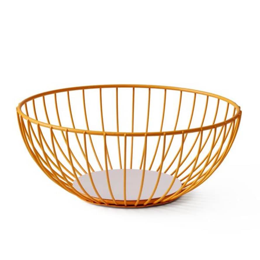 Octaevo Large Oranje En Roze Iris Wire Basket Mand