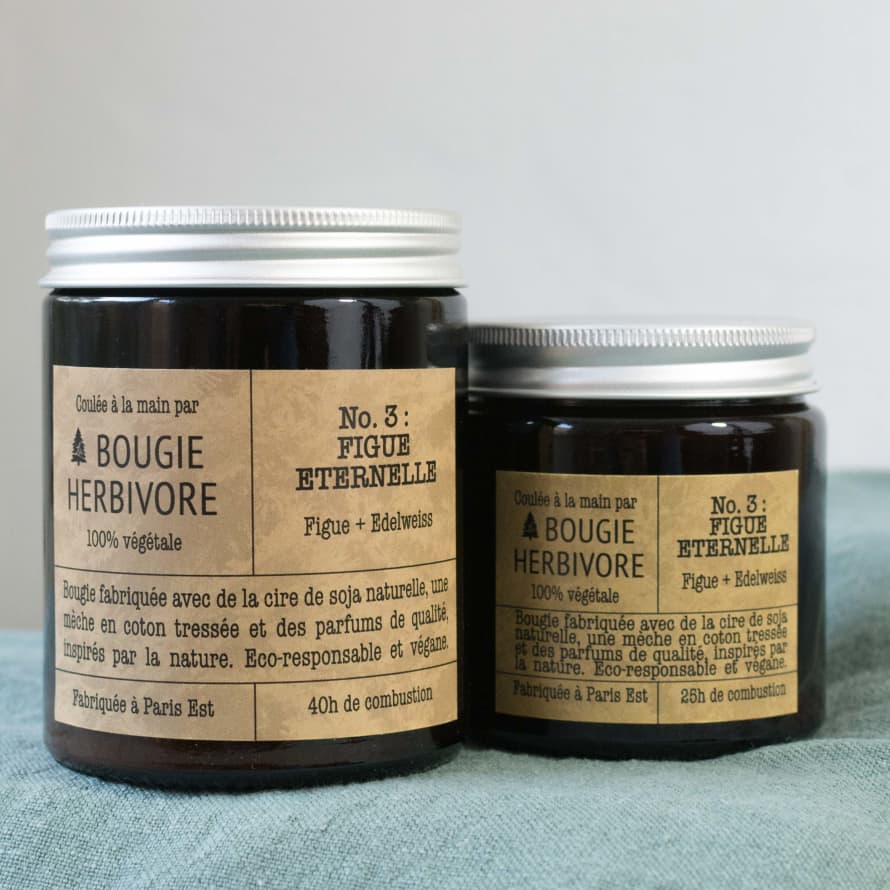 La Bougie Herbivore  150g No.3 Eternal Fig And Edelweiss Cented Candle