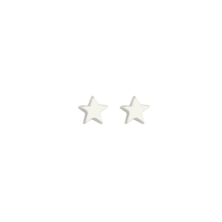 SysterP Small Star Earrings Silver