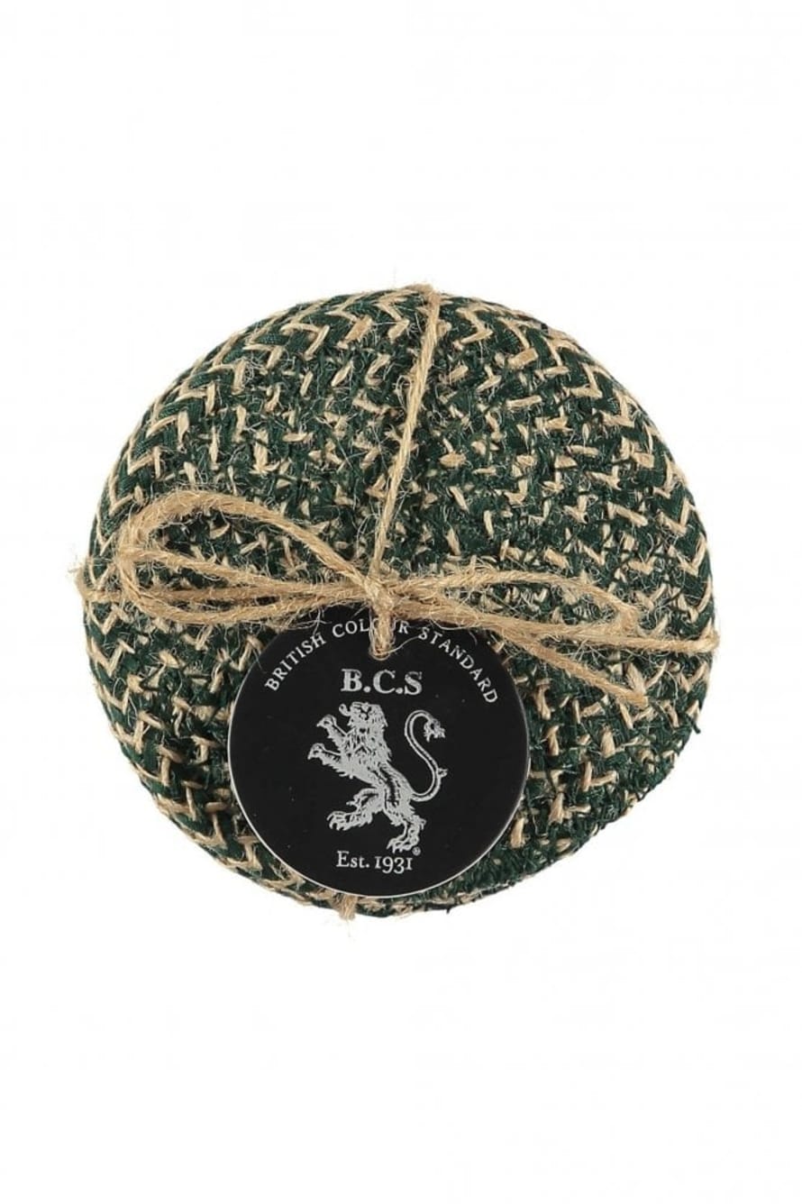 The Home Collection Woven Jute Coasters Set of 4 in Olive