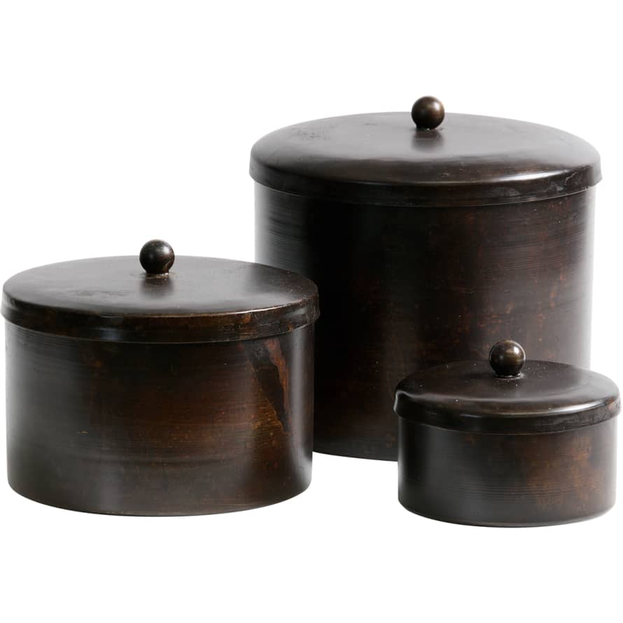 BePureHome Treasury Tin Storage Box (set of 3)
