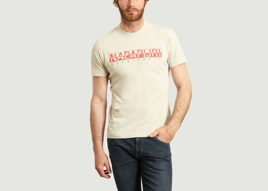 Napapijri Grey Solanos T Shirt