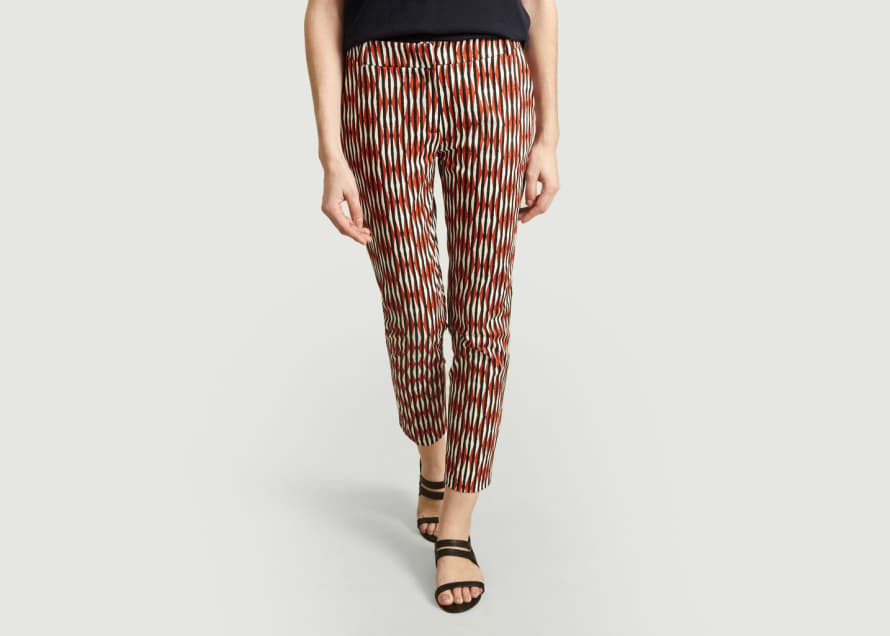 La Petite Française Rouge Panache Printed Pants