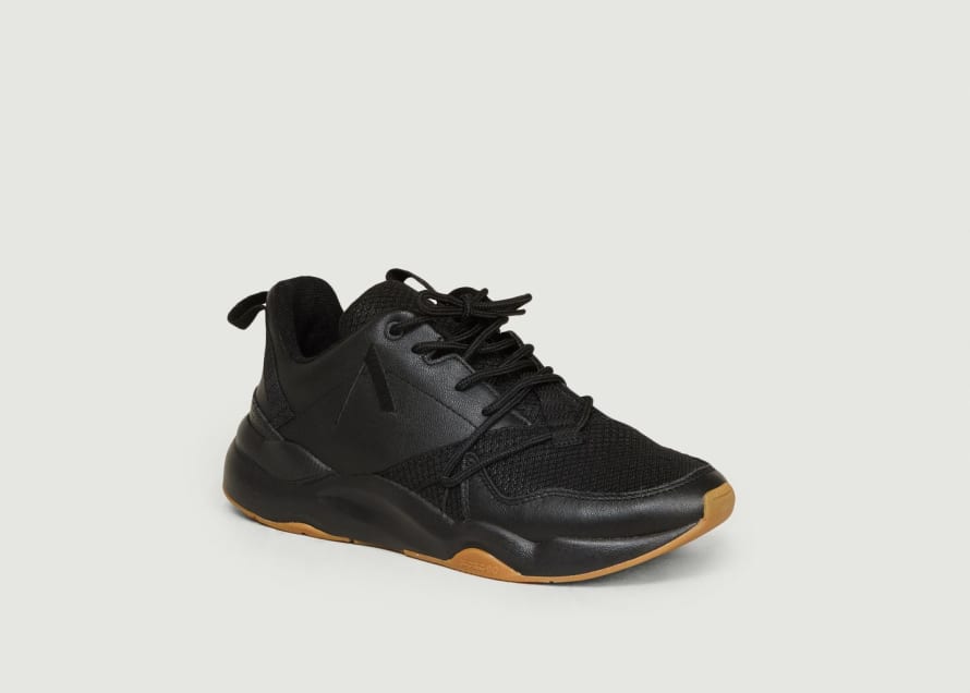 Arkk Copenhagen Black Mesh Asymtrix Trainers