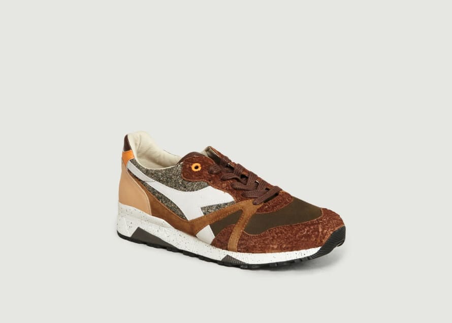 Diadora N 9000 H Blacksmith Brown Cashew Sneakers