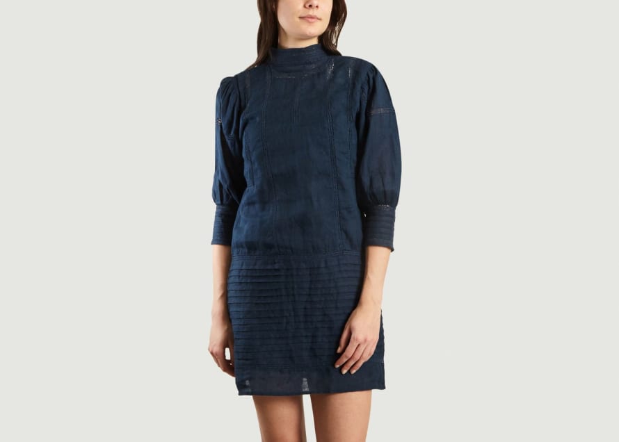 Mes Demoiselles Indigo Blue Bianca Dress