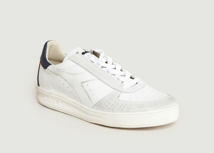 Diadora White B Elite H Leather Dirty Trainers