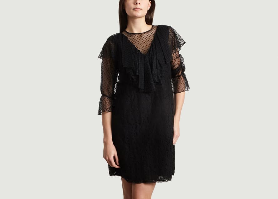 See by Chloe Black Lace Dress