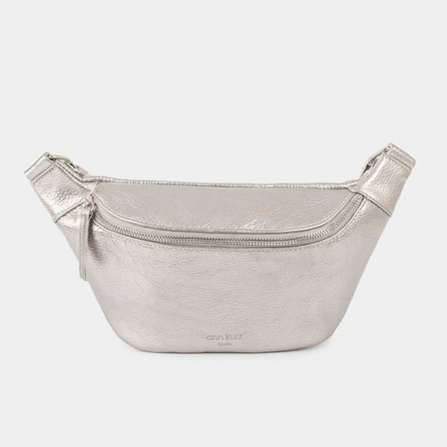 Ann kurz Fanny Metallic Silver Body Bag