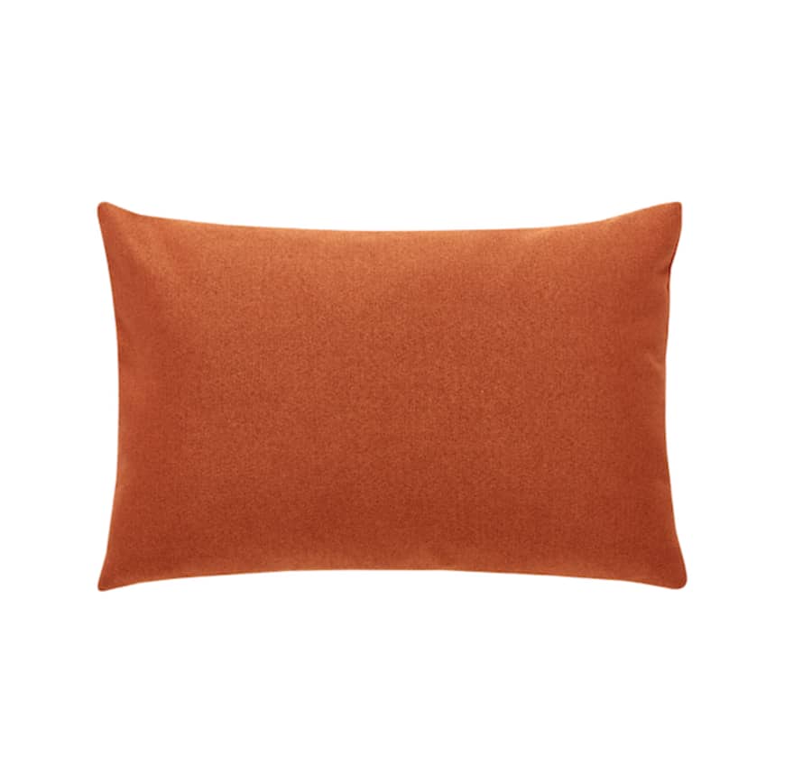 Hubsch Cushion with Filler, Velour/Polyester, Amber