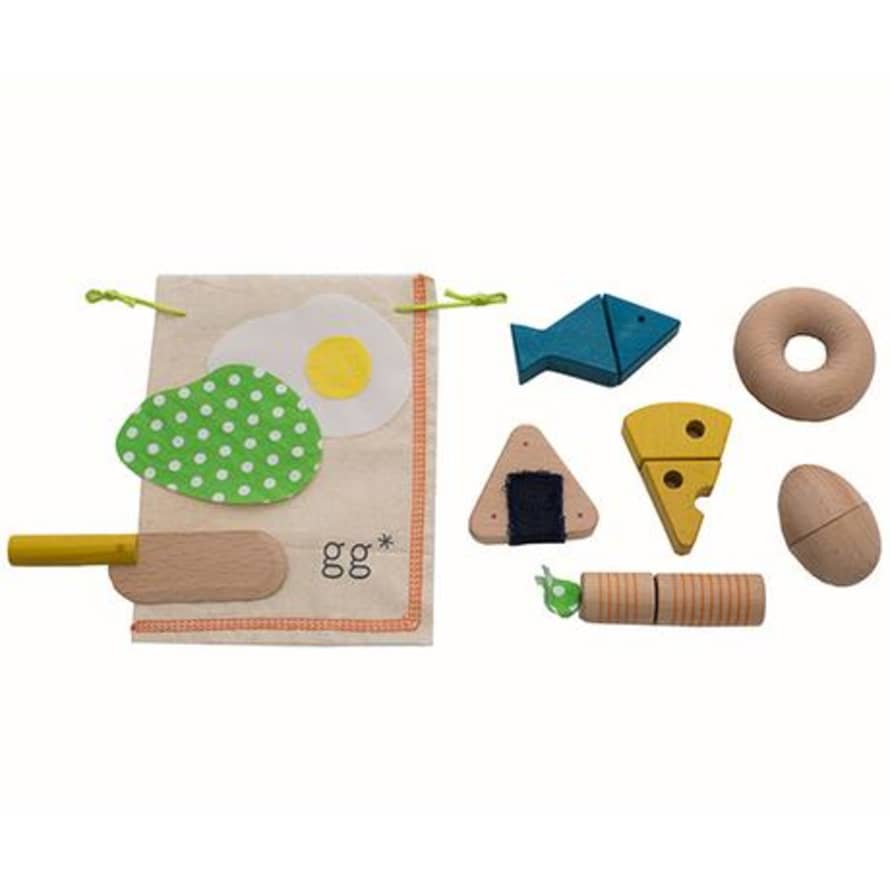 KIKO & GG Mamagoto Wooden Bagel Toy Set
