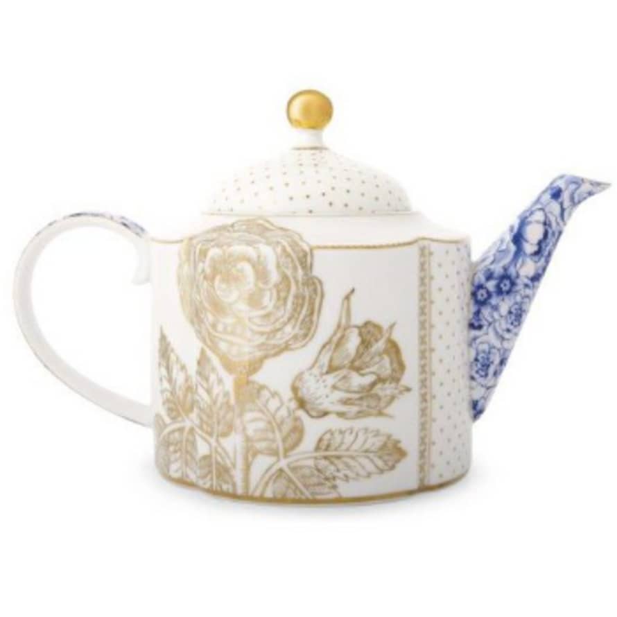 Pip Studio 1,65L Royal White Tea Pot