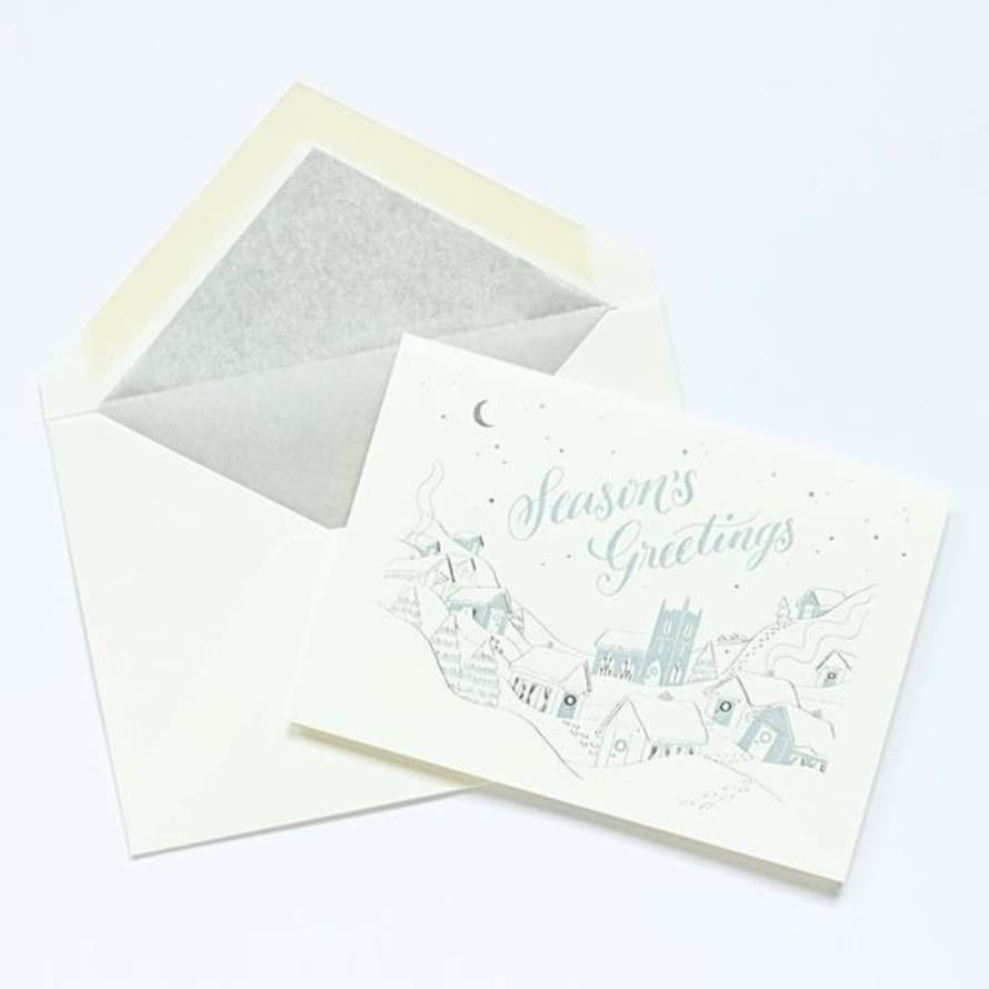Meticulous Ink Season's Greetings Letterpress Christmas Card - Box Set