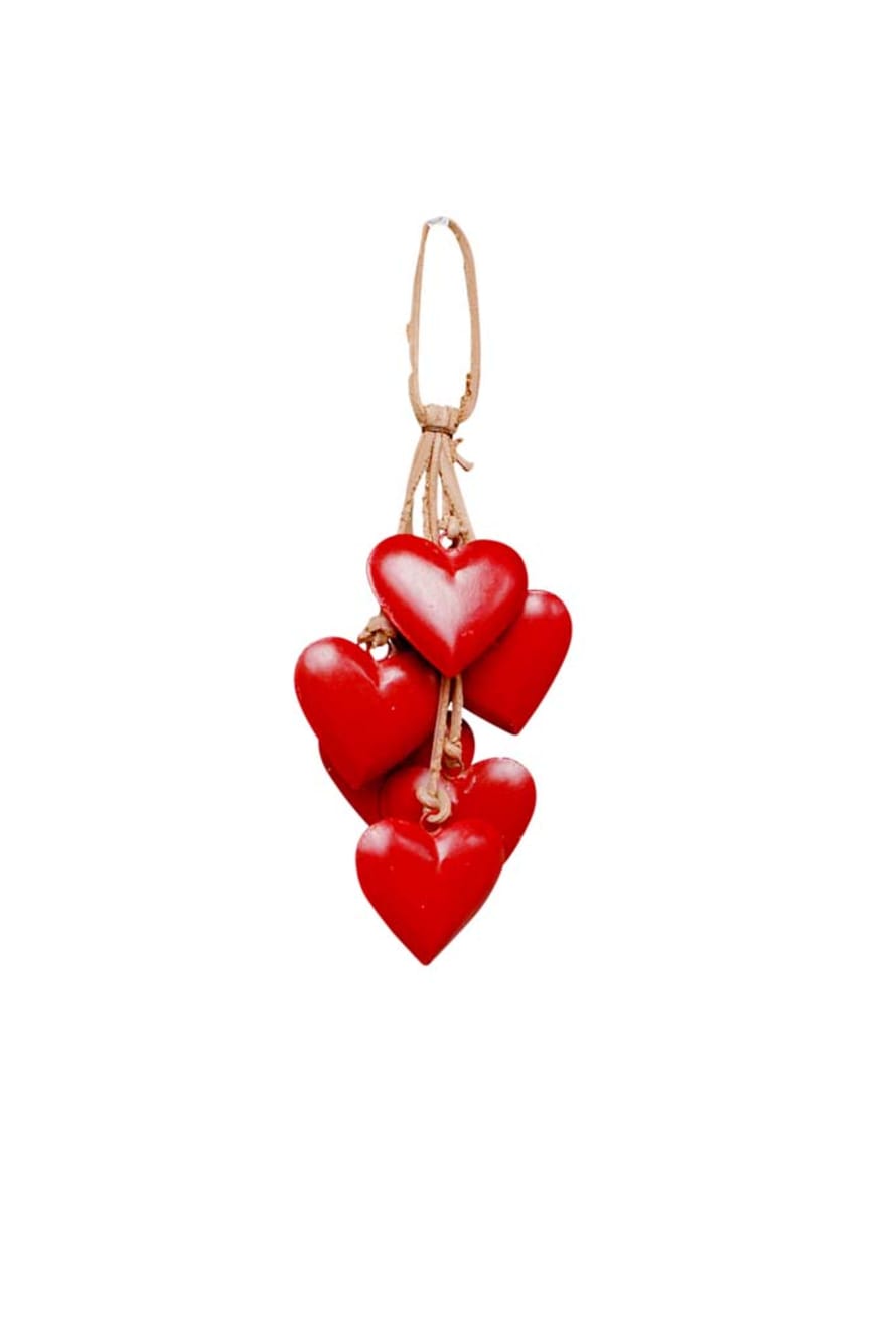 Chehoma 7 Red Iron Hearts w/Leather