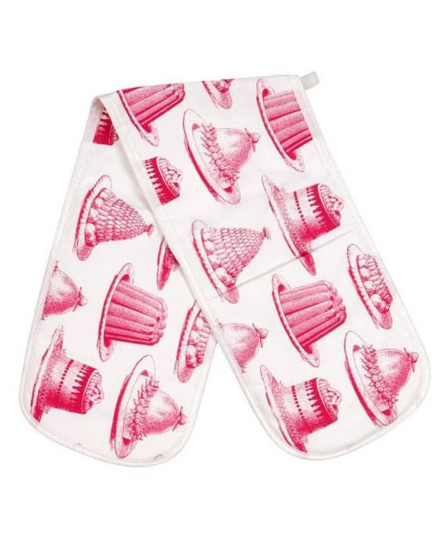 Thornback & Peel Double Oven Glove Jelly Cake Pink