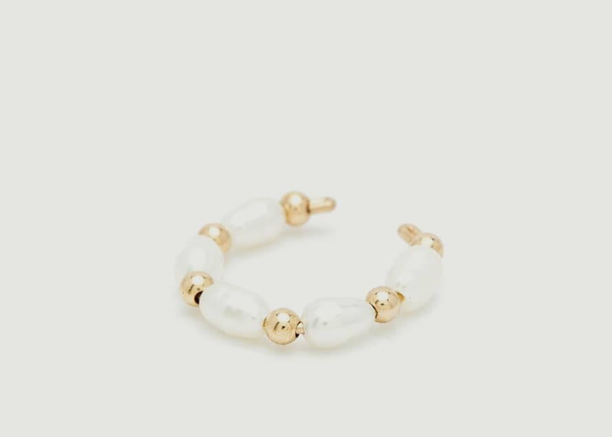 YAY Grain De Riz Cultured Pearls Gold Filled Fake Piercing