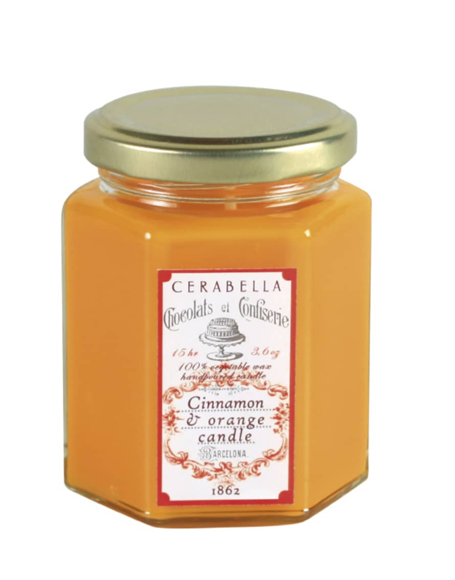 Cerabella 6x8.5cm Cinnamon & Orange Candle