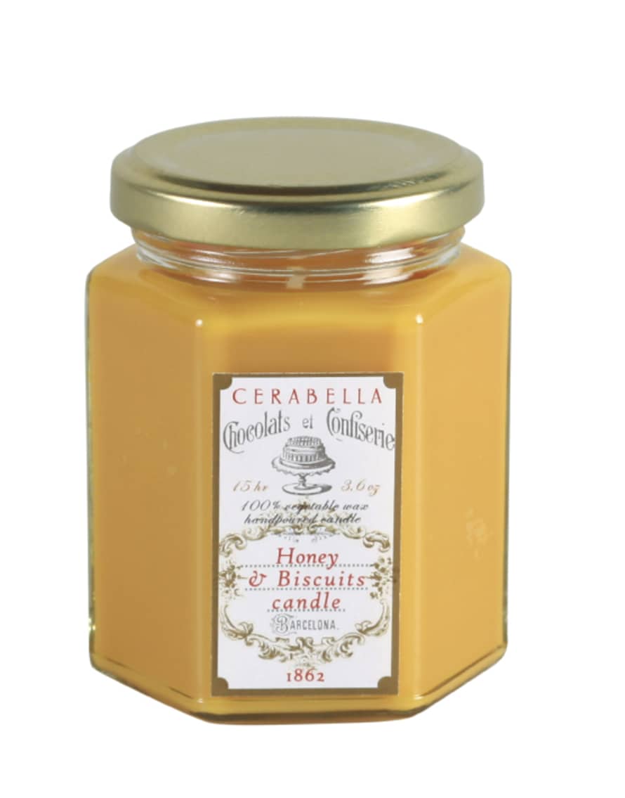 Cerabella 6x8.5cm Honey & Biscuits Candle