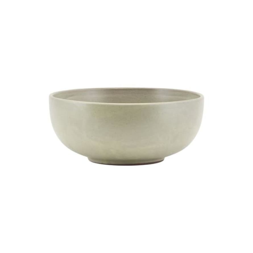 House Doctor Sand Ceramic Stoneware Serving Bowl