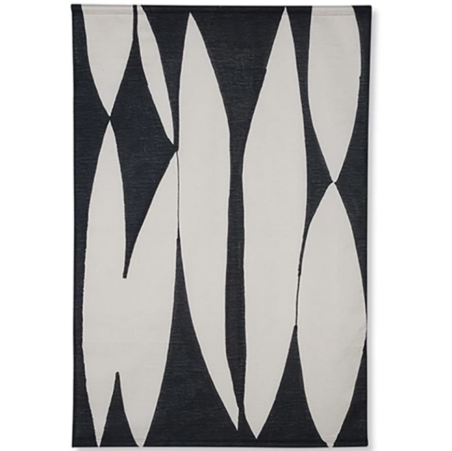 HKliving Abstract Black and White Wall Chart