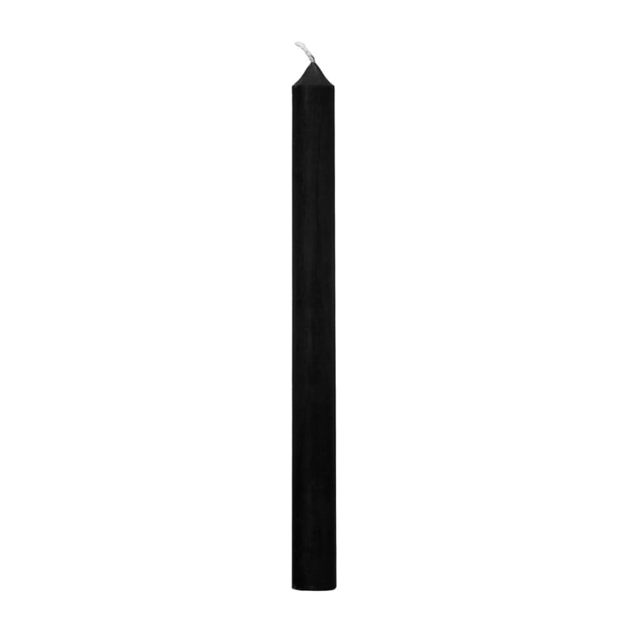 Pomax Candle, black, H 25 cm, Diameter 2 cm