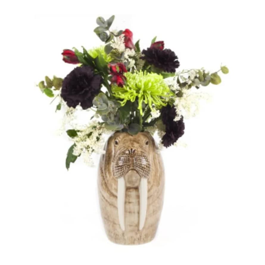 Quail Ceramics Walrus Flower Vase