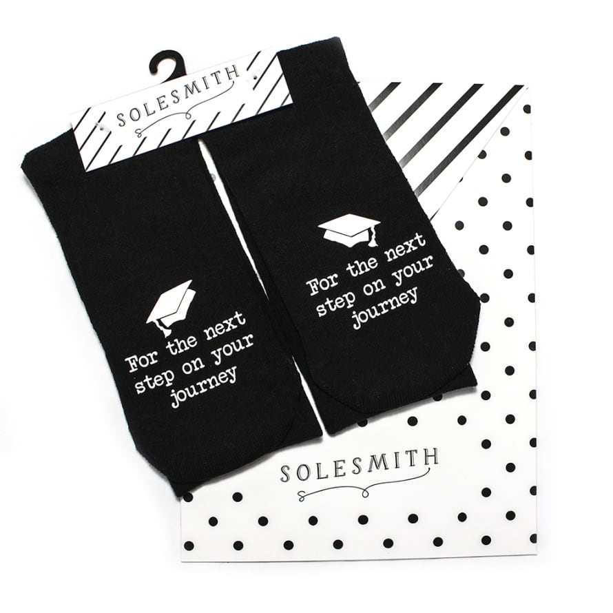 Solesmith Socks Graduation Mens Black Socks