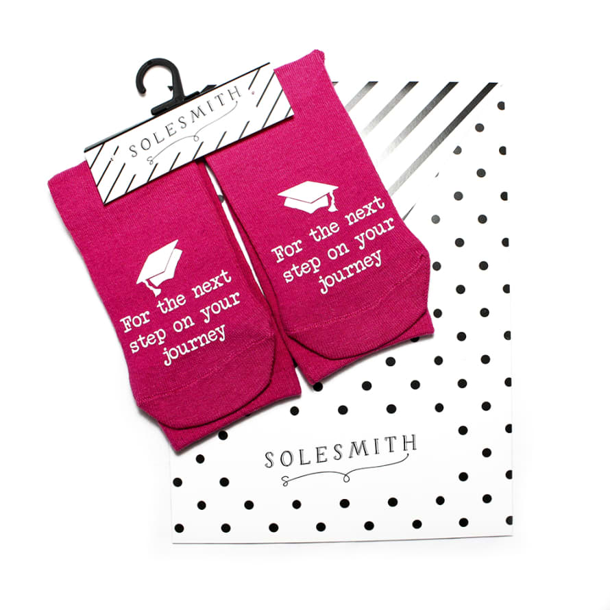 Solesmith Socks Graduation Ladies Pink Socks