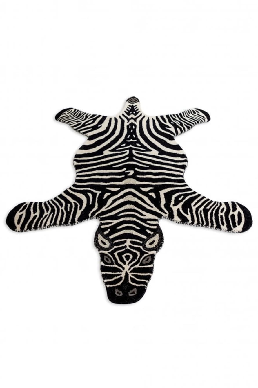 The Home Collection JLB 17 XL Hand Tufted Zebra Skin Woollen Rug