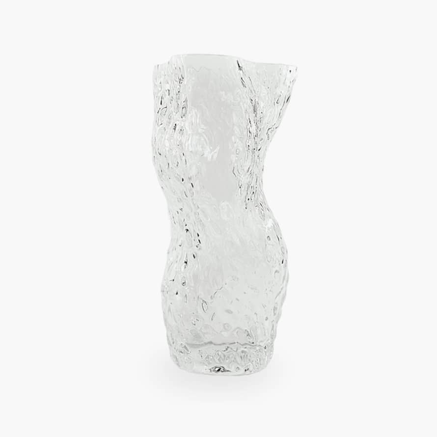 Hein Studio Ostrea Rock Glass Vase Clear