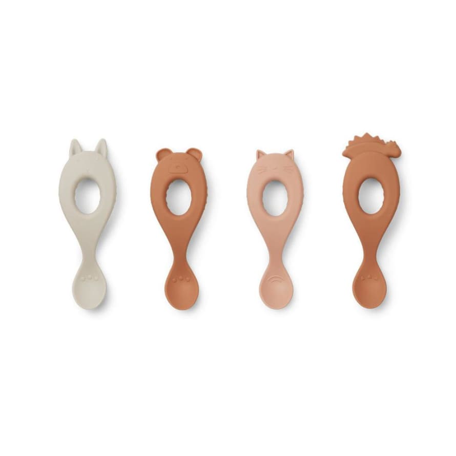 Liewood Liva Silicone Spoon 4 Pack