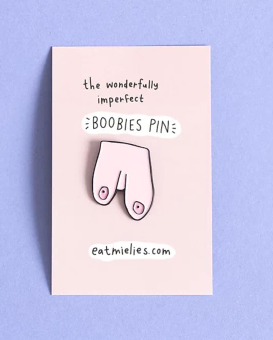 Eat Mielies Boobs Roze Pin