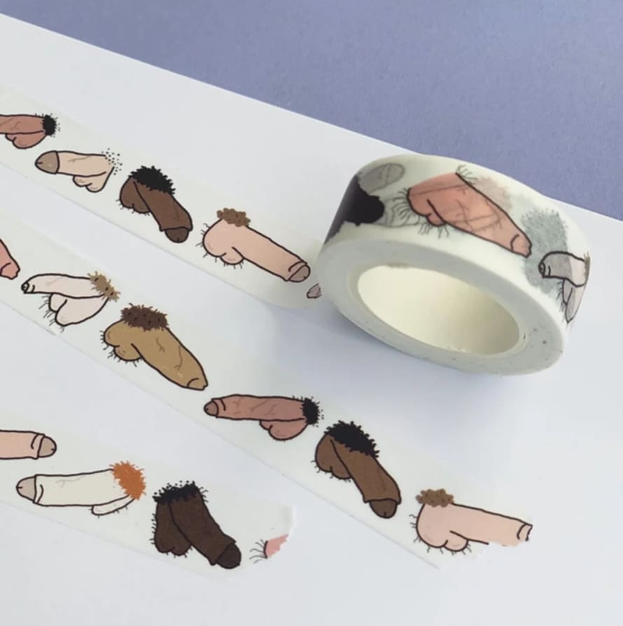 Eat Mielies Hairy Willy Washi Tape