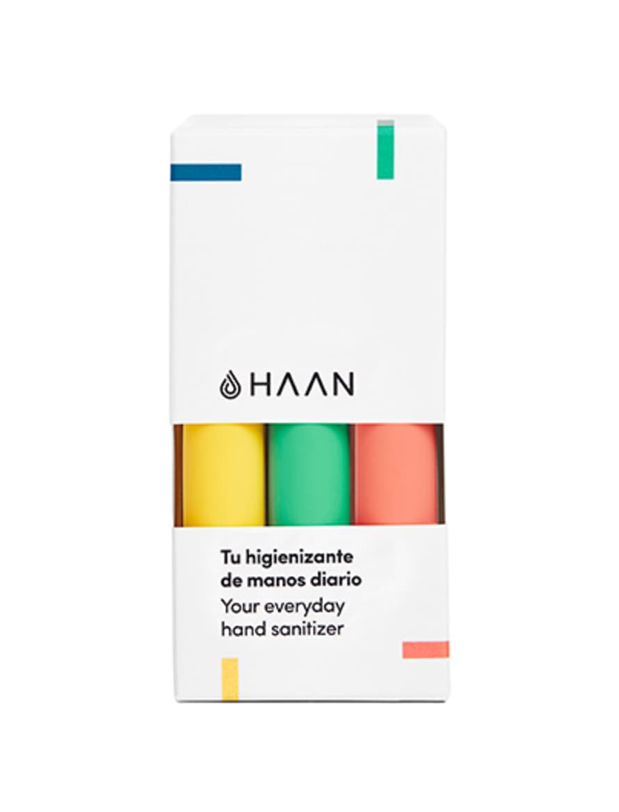 HAAN Pack of 3 Refillable Pocket Sanitizer 