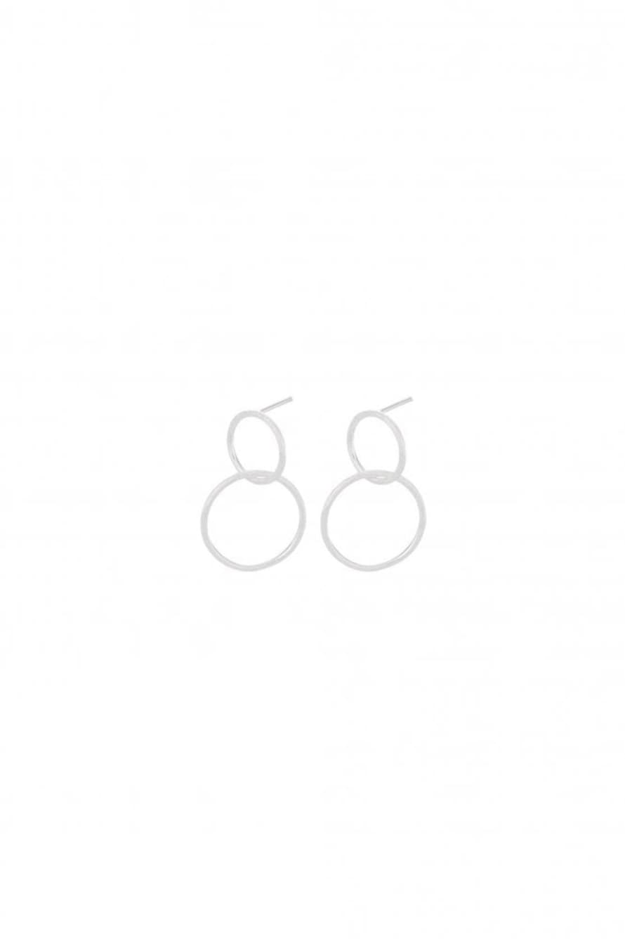 Pernille Corydon Silver Double Earrings