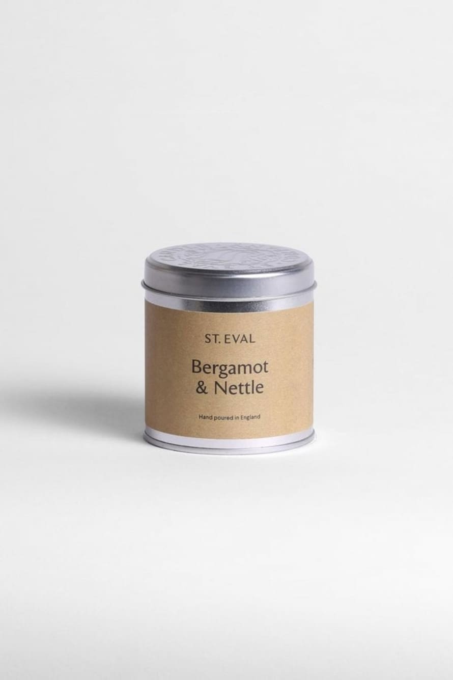 St Eval Candle Company Bergamot Nettle Scented Tin Candle