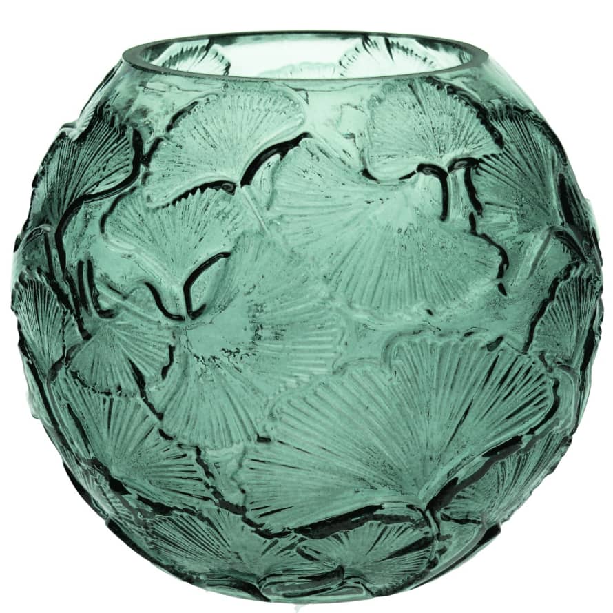 - Ginko Globe Vase in Green